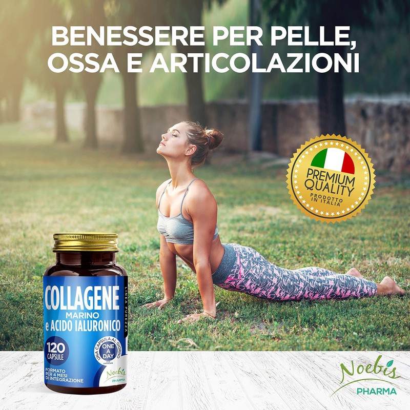 Collagene Marino e Acido Ialuronico: Integratore per Pelle, Ossa e