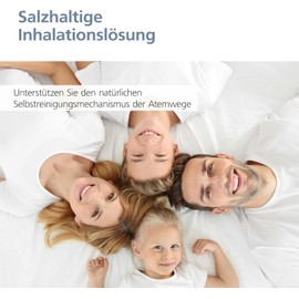 PARI MucoClear 3% NaCl Inhalation Solution - Hypertone Saline Solution for Inhaling - 20 Ampoules 4 ml Each