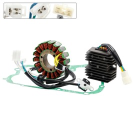 MAD HORNETS 93mm Magneto Coil Stator + Voltage Regulator + Gasket Assy For Linhai ATV 260 290 300 310 320 400 410 420