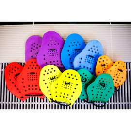 Sport-Thieme Swim-Power Hand Paddles, Swimming Paddle for Competition and Swimming Training, Ergo Shape, Unbreakable, Dimensionally Stable, Various Sizes/Colours, German Brand Quality