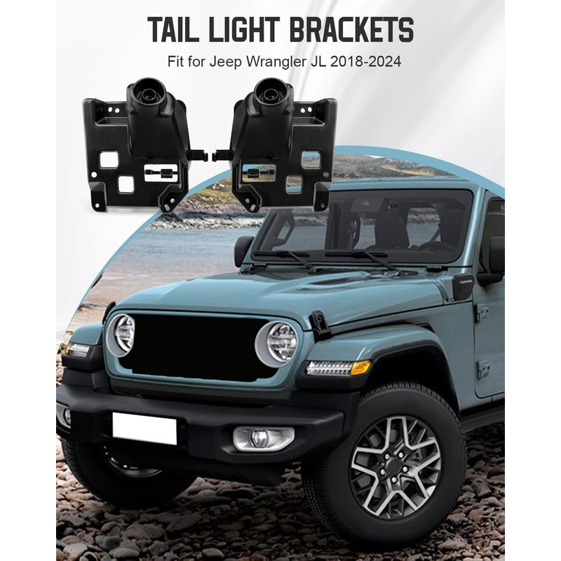 YUANTUO Taillight Bracket Fit for Jeep Wrangler JL 2018 2019