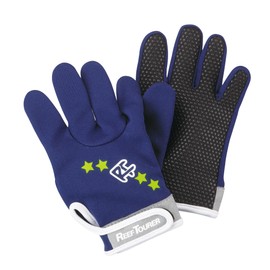 リーフツアラー(REEF TOURER) 子供用 マリングローブ ウェットスーツ生地仕様 Mサイズ ブルー RA0210