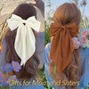 VELSCRUN Velscrun Women Girls Hair Accessories: 3Pcs Satin Oversized Bow