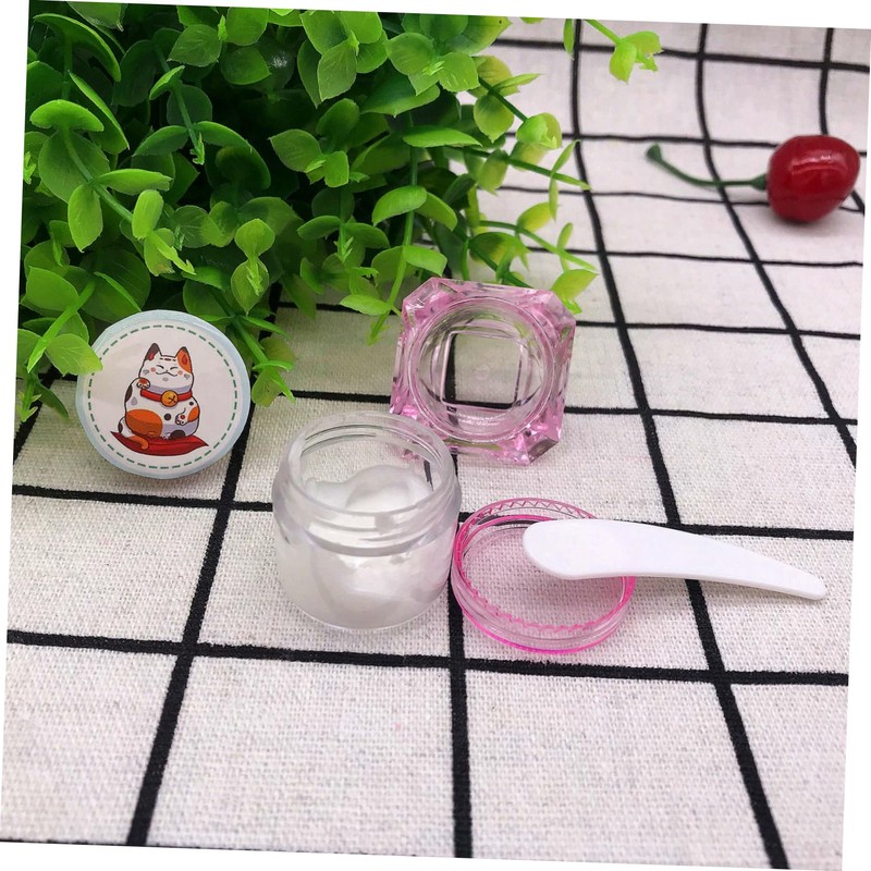 Healeved 40pcs Makeup Spatulas Spoons Transparent Facial Cream Mask Applicators