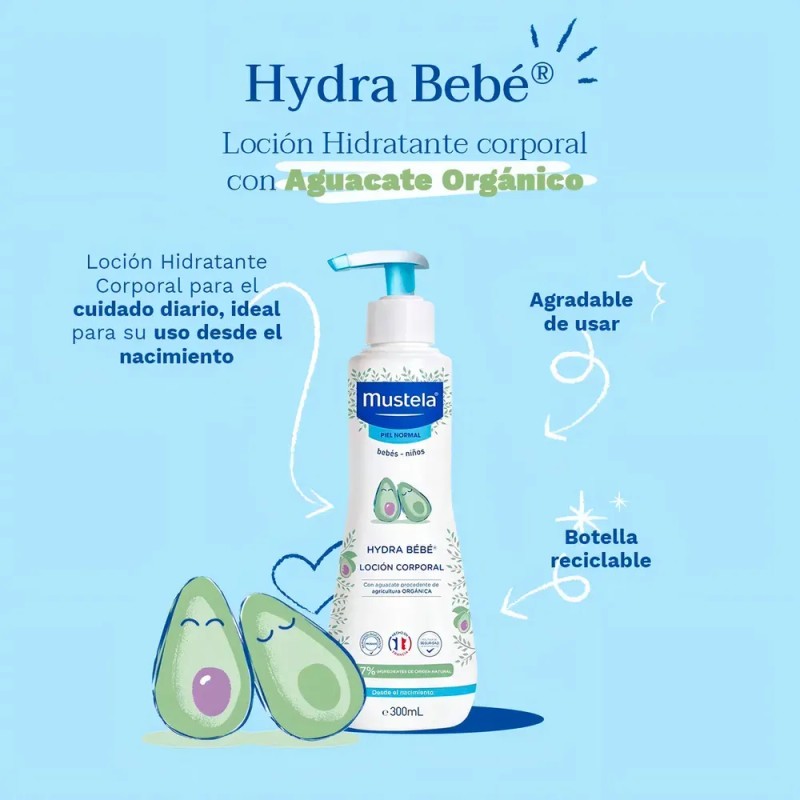 Crema Mustela Hydra Bébé Loción Corporal