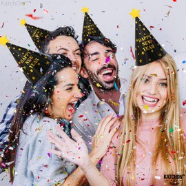KatchOn, New Years Eve Party Hats 2024 - Pack of 12 | Happy New Year Decorations 2024 | New Years Eve Hats, New Years Eve Party Supplies 2024 | New Years Hats, New Years Decorations | DIY Required