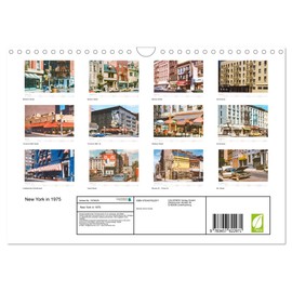 New York in 1975 (Wall Calendar 2026 DIN A4 Landscape), CALVENDO Monthly Calendar