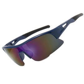 [TEMEDO] Sunglasses Men's Women's For Driving Ultra Lightweight With Storage Bag UV Protection UV400 Impact Resistant Sports Sunglasses Dual Purpose Driving/Baseball/Cycling/Fishing/Running/Golf -QX4