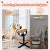 Elevated Dog Bowl Stand (Not Bowl Included), 3 Adjustable Heights,Adjustable