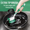 Libman - Juego de cepillos para platos con mango largo,