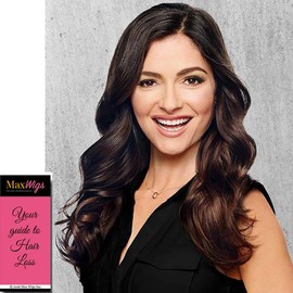 16" Length 1 Piece Clip-In Extension Color R6 Dark Chocolate - Tru2Life 100% Heat Friendly Synthetic Fiber Hairdo Full Volume Loose Waves or Curls Extensione de Cabello Hairloss Booklet