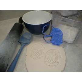 AJT GARDEN GNOMES SET OF 12 OUTLINE COOKIE CUTTERS AND DETAILED STAMPS USA PR1618