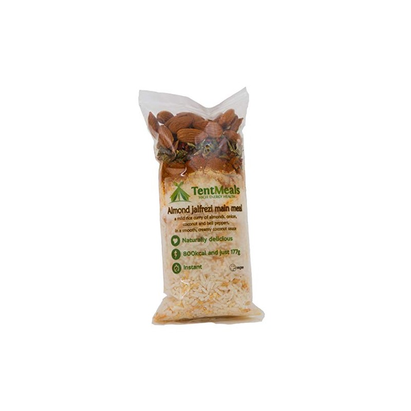 TentMeals Camping and Expedition Food: Almond Jalfrezi Main Meal. 1x