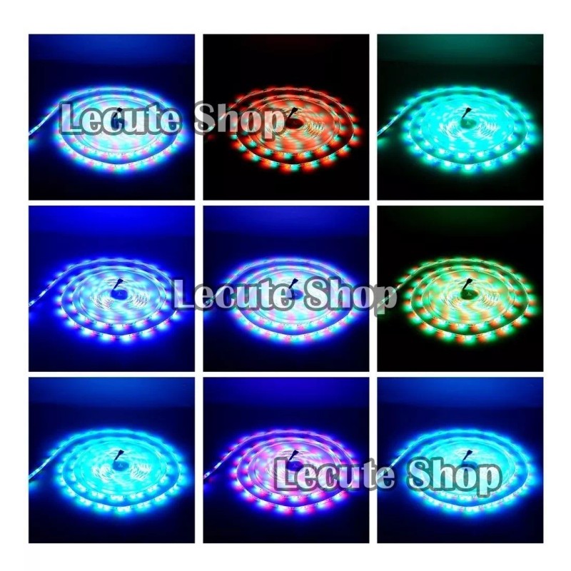 Led Tira Led Multicolor Rgb Rollo 4.5 Metros Decoracion Luces