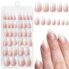 AddFavor 240pc Ombre Oval Press on Nails Short Fake Nails