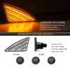 D-Lumina LED Side Marker Lights Clear Lens Compatible with 2008-2021