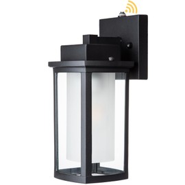 JYZ 15inch Dusk to Dawn Sconce Lights Wall Mount, Porch Lights,Light Fixtures Wall Mount for Patio Yard Hallway Doorway Garage(WL03-L)