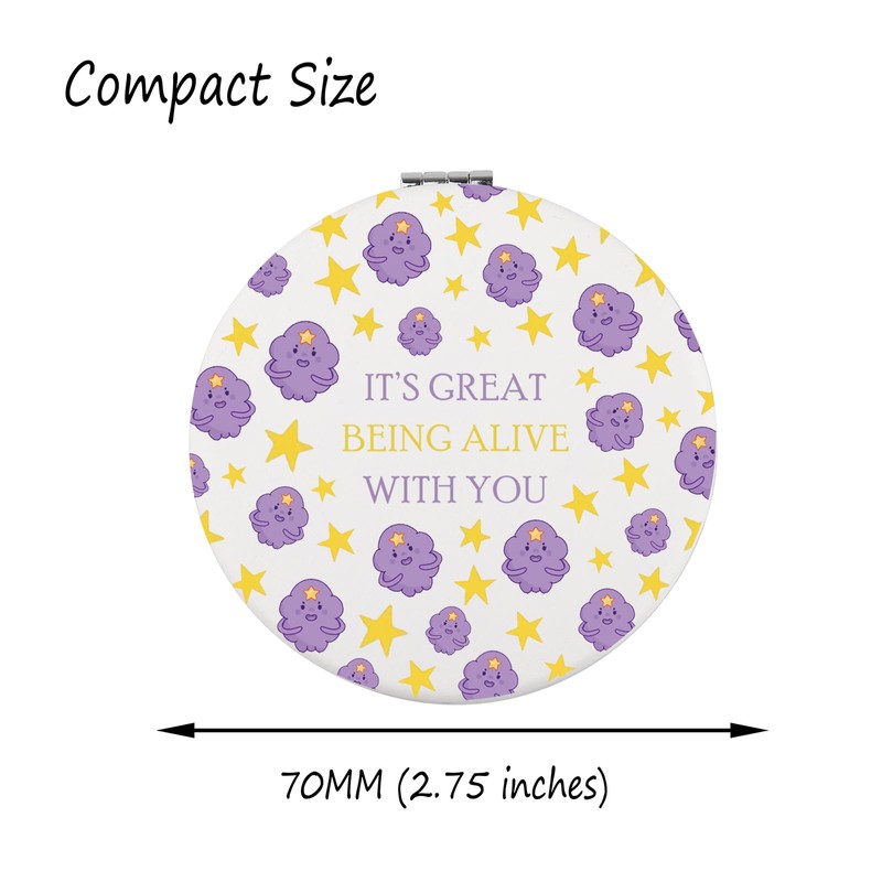 FAADBUK at Inspired Pocket Mirror Lumpy Space Princess Gift Its