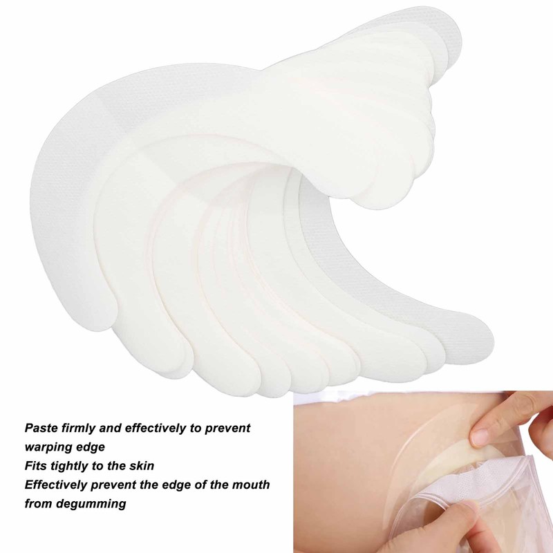 20Pcs Ostomy Barrier Strips Reinforced Good Breathability Skin Barrier Strip