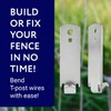 Impresa T-Post Fence Clip Bender Tool - 200 Metal T-Post