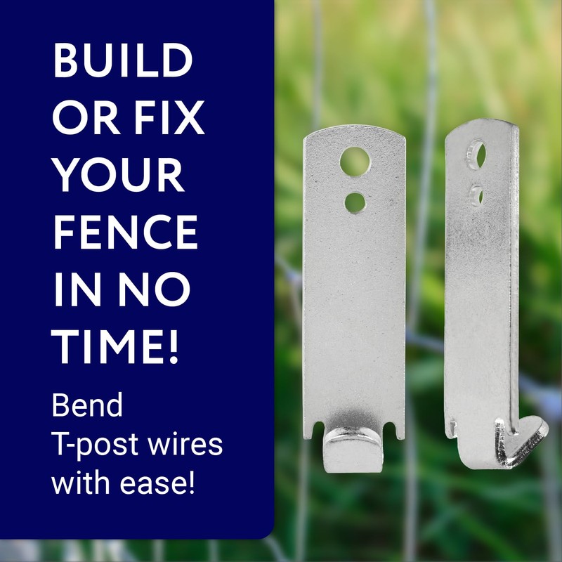 Impresa T-Post Fence Clip Bender Tool - 200 Metal T-Post