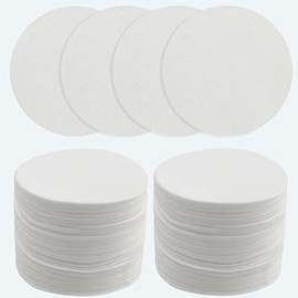 400 Pcs Filter Paper Compatible with Aeropress, 6.4cm/2.5inch in Diameter White Coffee Filters Round Replacement Fits for Aeropress Coffee and Espresso Makers