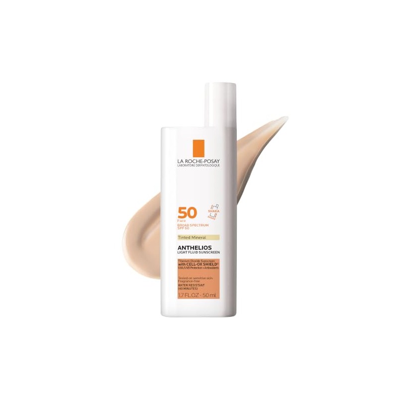 La Roche-Posay Anthelios Tinted Mineral Sunscreen Ultra-Light SPF 50, 1.7