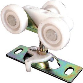 Prime-Line N 6848 1 In. Flat Nylon Wheel Bi-Fold Door Roller (2 Pack)