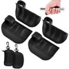 HINMAYGO 4Pcs Gym Grips, Anti-Slip Rubber Gym Workout Grips, Ergonomic