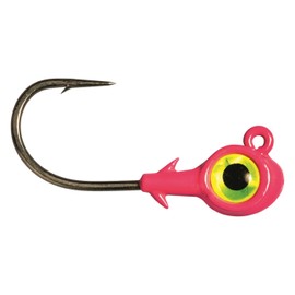 Z-MAN Trout Eye X Jig Head, 3 Pack Pink/Chartreuse 1/8 OZ