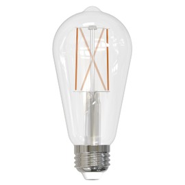 Bulbrite Item 776767, Filament LED Light Bulb, 8.5 Watt, ST18, 2700k, Fully Compatible Dimming, Long Life LEDs for Lasting Vintage Appeal