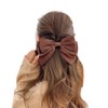 Big Bow Hair Clips for Women Girls Brown Bows for