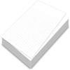 White Dot Grid Vertical Index Cards, 3” X 5” Inches