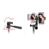 Phone Vlog Video Kit with Height Adjustable Tripod Phone Holder