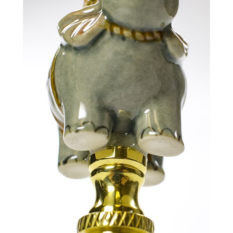 Celadon Porcelain Elephant Finial