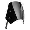 Universal Motorcycle Windshield Wind Deflector Screen W/Mounting Bracket for 5‑7inBlack