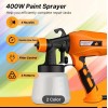 Lovewe Spray Paint Electric Gun DIY 3 Nozzles, 2 Spray