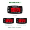 Yooreal Engine Water Oil Temperature Gauge Digital Tachometer Hour Meter,Alert