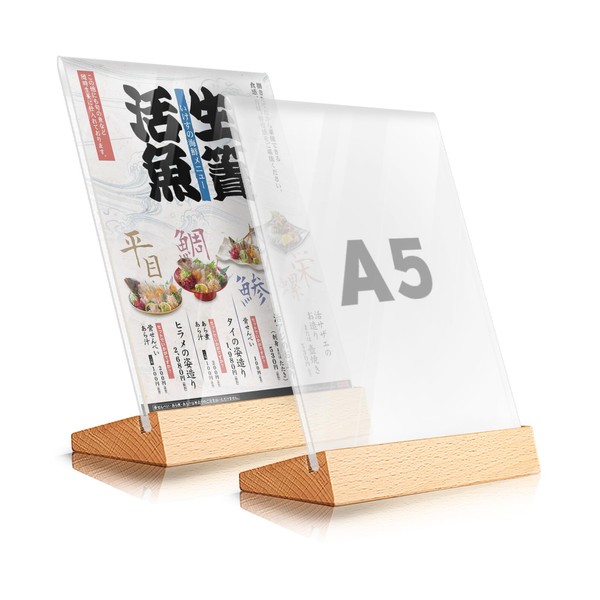 TiaysTiays Pop Stand, Menu Stand, Poster Stand, Pack of 2,