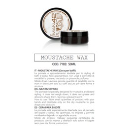 MAN42 Moustache Wax, Moustache Wax, Beard , Beard Styling Wax, 50 ml