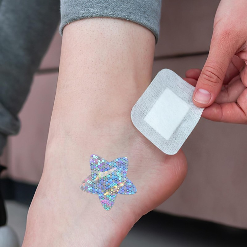 Healeved Convenient Glitter Wound Bandage Patches 50pcs Star Scar Tape