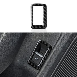 Car Boot Switch Vent Carbon Fibre Cover Sticker Trim Compatible with A4 (2016-2025)/S4(2016-2025)/RS4(2017-2025)/A5(2017-2024)/S5(2016-2025)/RS5(2017-2025) Interior Accessories