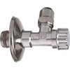 CORNAT T317003 Angle Valve self-Seal. chr 202, Multicoloured, 3/8 Zoll