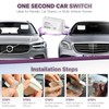 LiftRemote EZ Pass Holder for Windshield Fits All Major, Toll