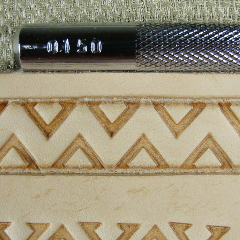 Japan Select - #O150 Geometric Border Stamp (Leather Stamping Tool)