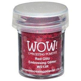 Wow Embossing Powder Wow! Embossing Powder, 15ml, Red Glitz