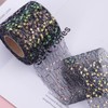6cm*10 Yards Glitter Tulle Fabric Roll, Sequin Mesh Fabric, Sparkle