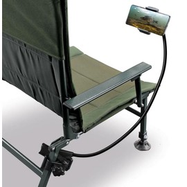 NGT HANDS FREE Flexable Phone Holder Carp Fishing fits Chair Bedchair Table Overnight Camping