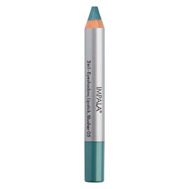IMPALA | 3-in-1 Jumbo Pencil, Color 05 Metallic Green | Eyeshadow, Lipstick, and Blush | Perfect Blending | Soft and Long-Lasting Texture | Intense Colors | Easy to Apply