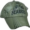 U.S. Navy Seabees Bulldozer OD - Gorra de bola verde